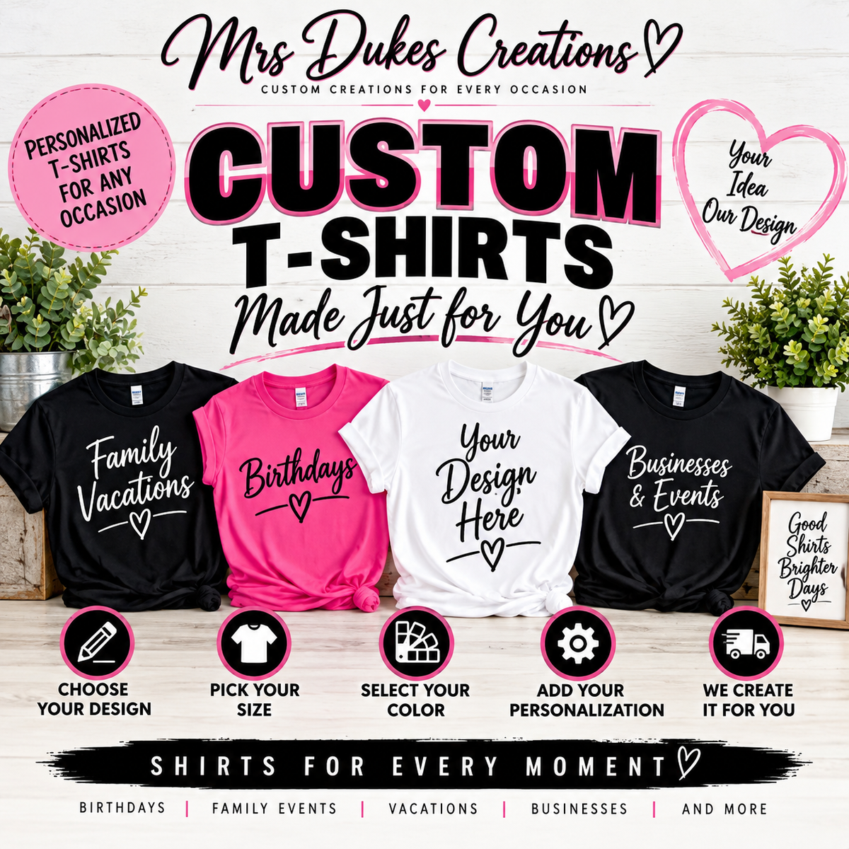 Custom Personalized T-Shirt | Made Just for You